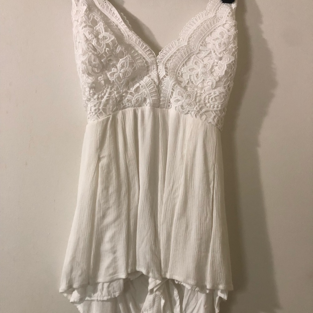 Small short lulus romper white shein